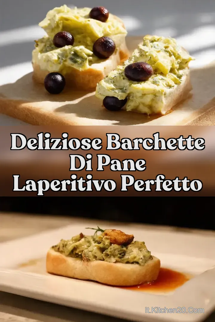 Deliziose Barchette di Pane LAperitivo Perfetto