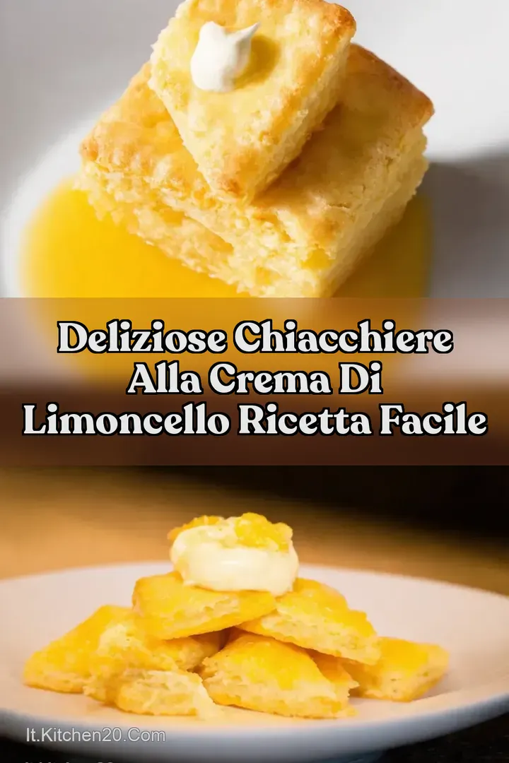 Deliziose Chiacchiere alla Crema di Limoncello Ricetta Facile
