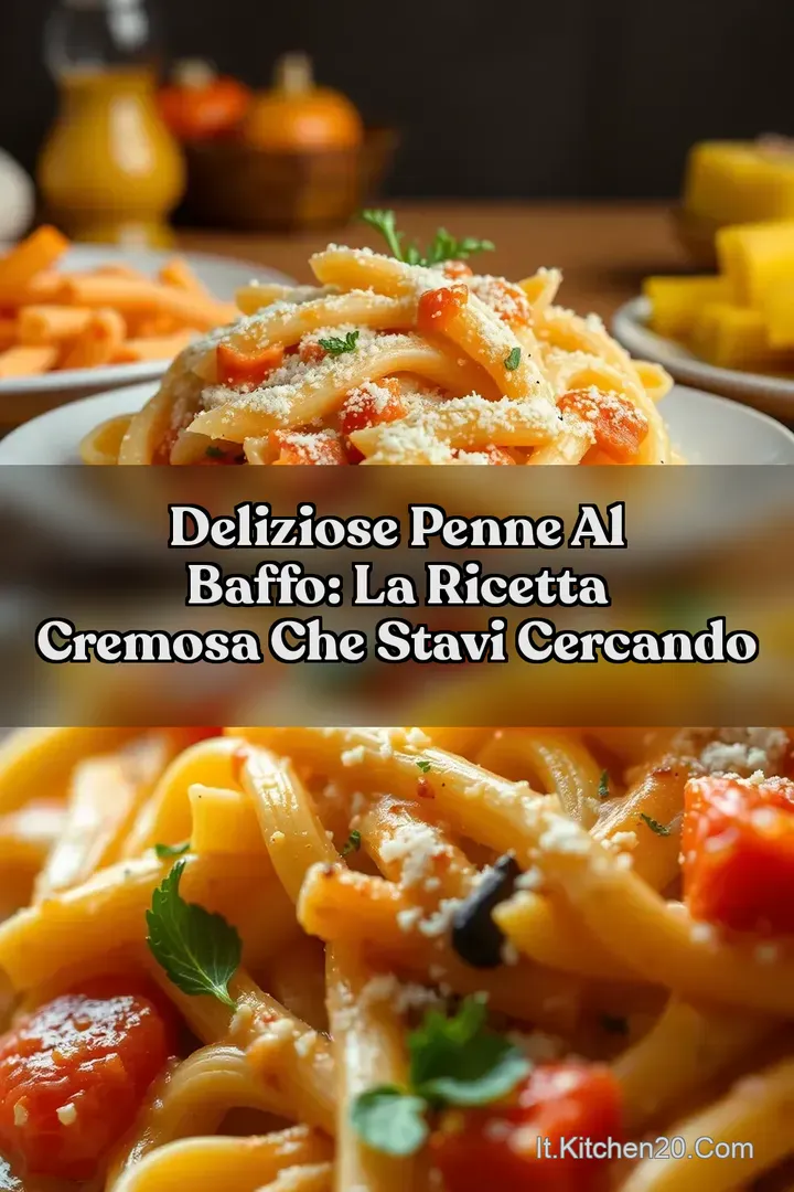 Deliziose Penne al Baffo: la Ricetta Cremosa che Stavi Cercando
