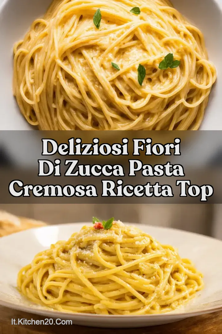 Deliziosi Fiori di Zucca Pasta Cremosa Ricetta Top