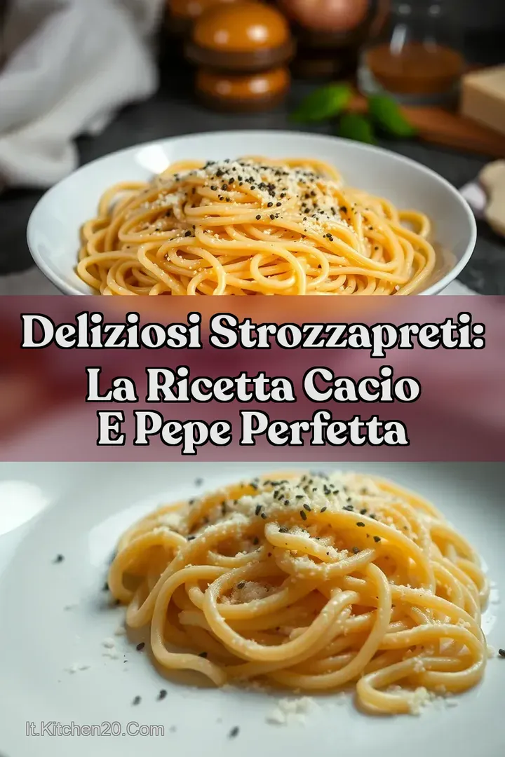 Deliziosi Strozzapreti: La Ricetta Cacio e Pepe Perfetta