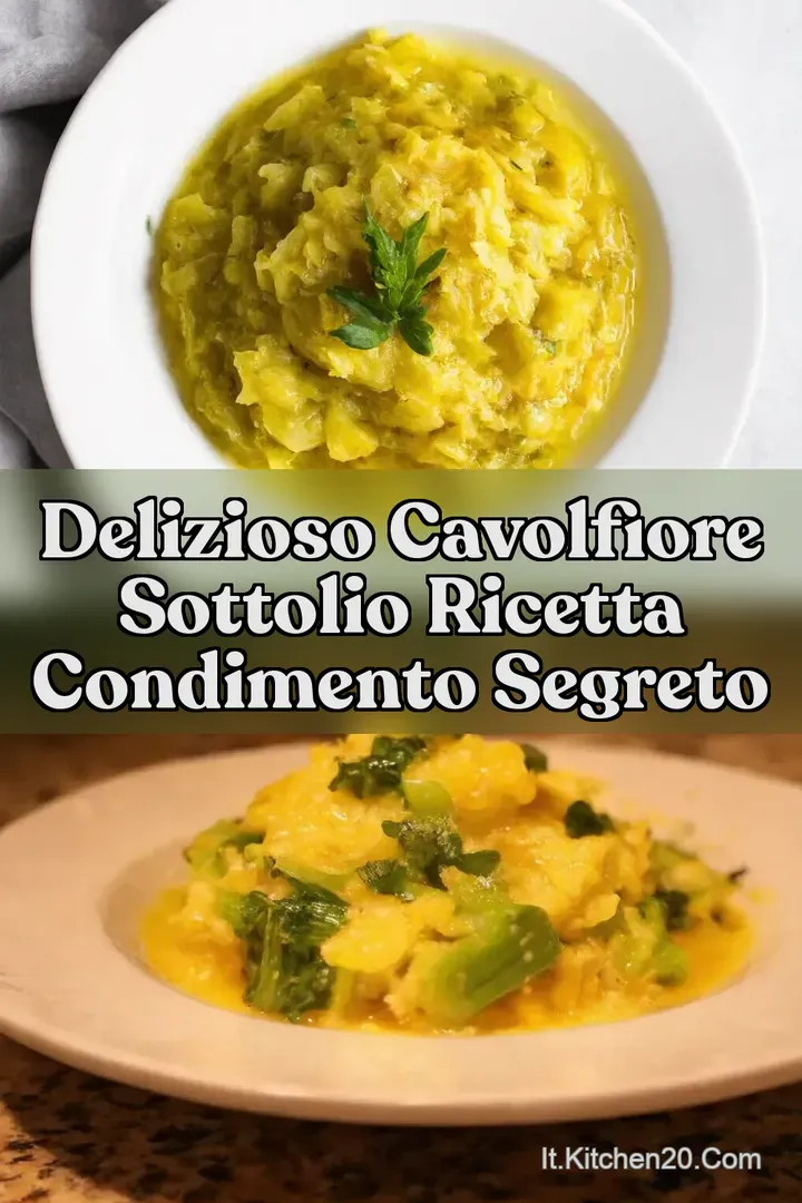 Delizioso Cavolfiore SottOlio Ricetta Condimento Segreto