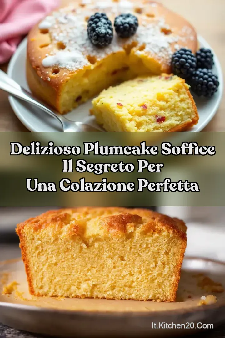 Delizioso plumcake soffice Il segreto per una colazione perfetta