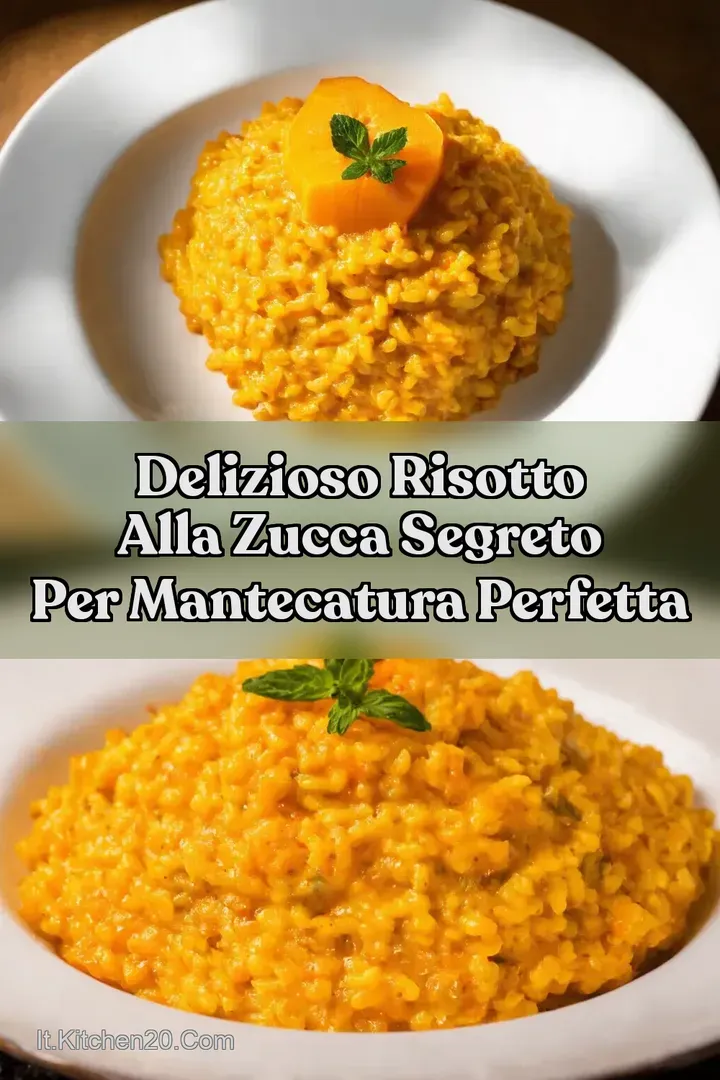 Delizioso Risotto Alla Zucca Segreto per Mantecatura Perfetta