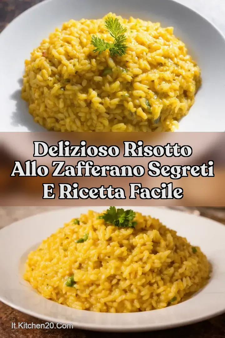 Delizioso Risotto allo Zafferano Segreti e Ricetta Facile