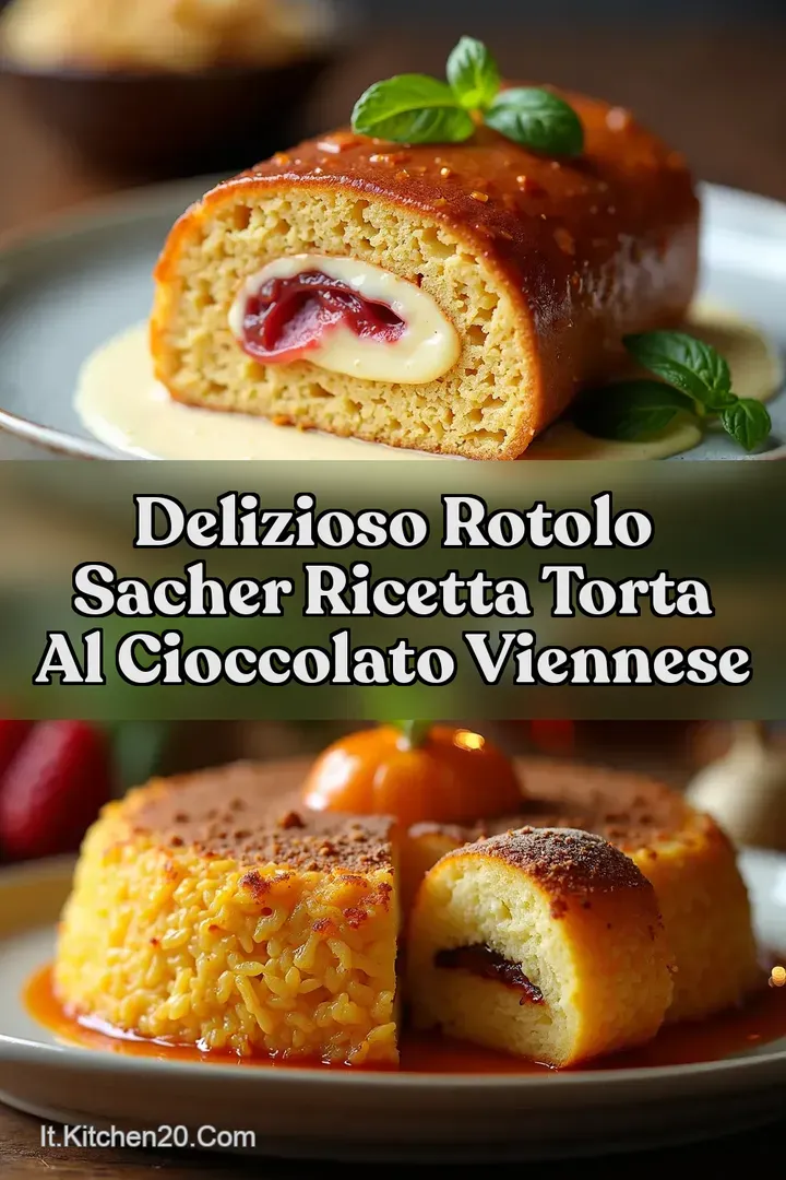 Delizioso Rotolo Sacher Ricetta Torta al Cioccolato Viennese