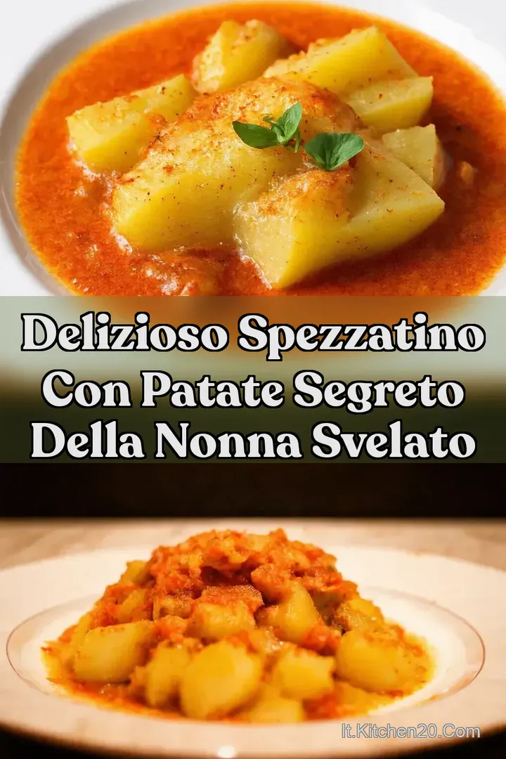 Delizioso Spezzatino con Patate Segreto della Nonna Svelato