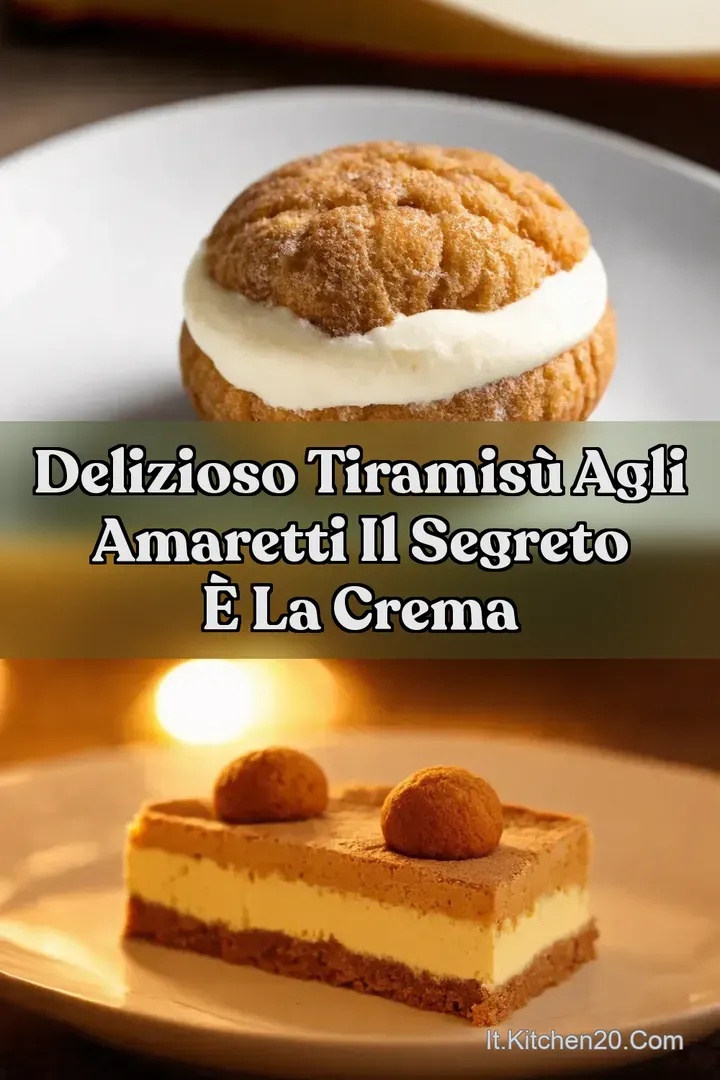 Delizioso Tiramis&ugrave; agli Amaretti Il Segreto &egrave; la Crema