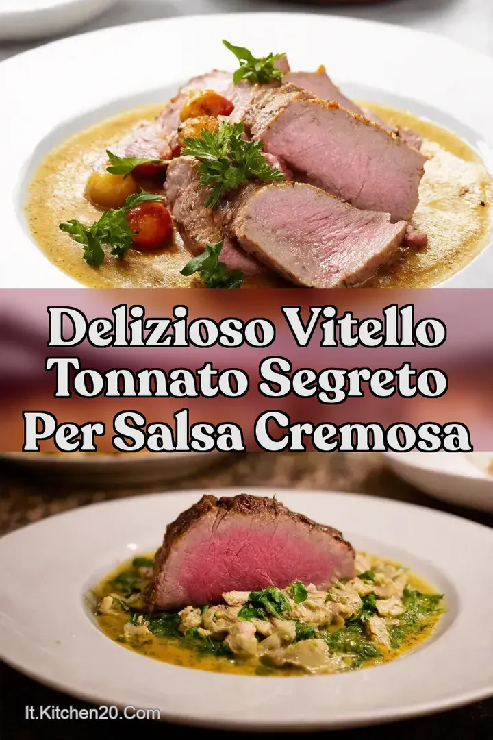 Delizioso Vitello Tonnato Segreto per Salsa Cremosa