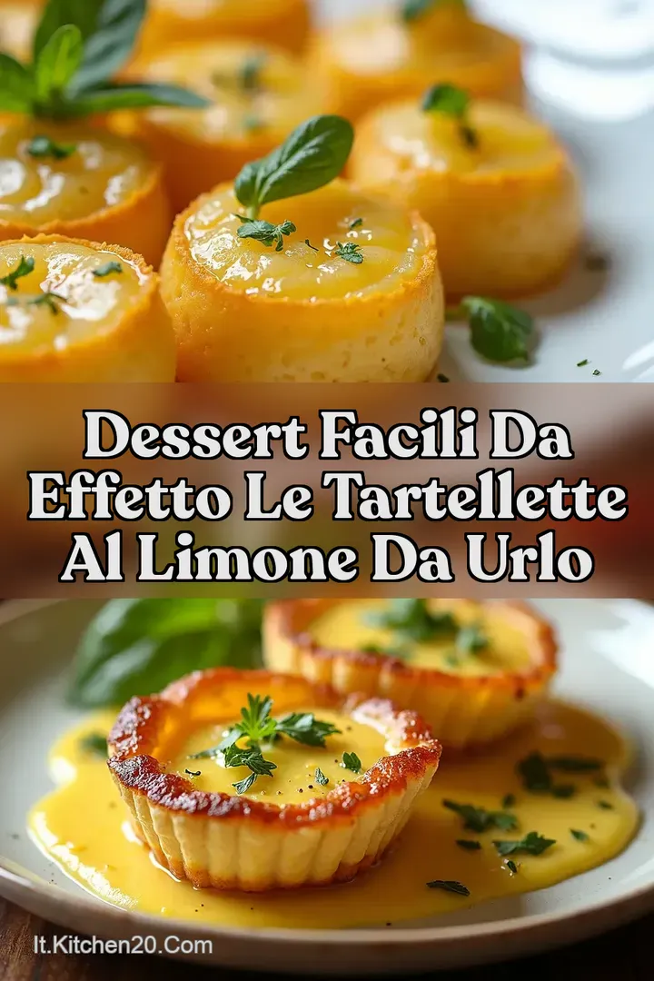 Dessert Facili da Effetto Le Tartellette al Limone da Urlo