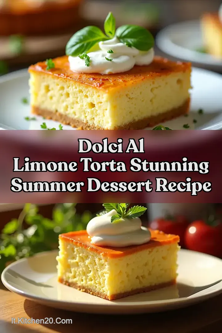 Dolci al limone Torta Stunning Summer Dessert Recipe