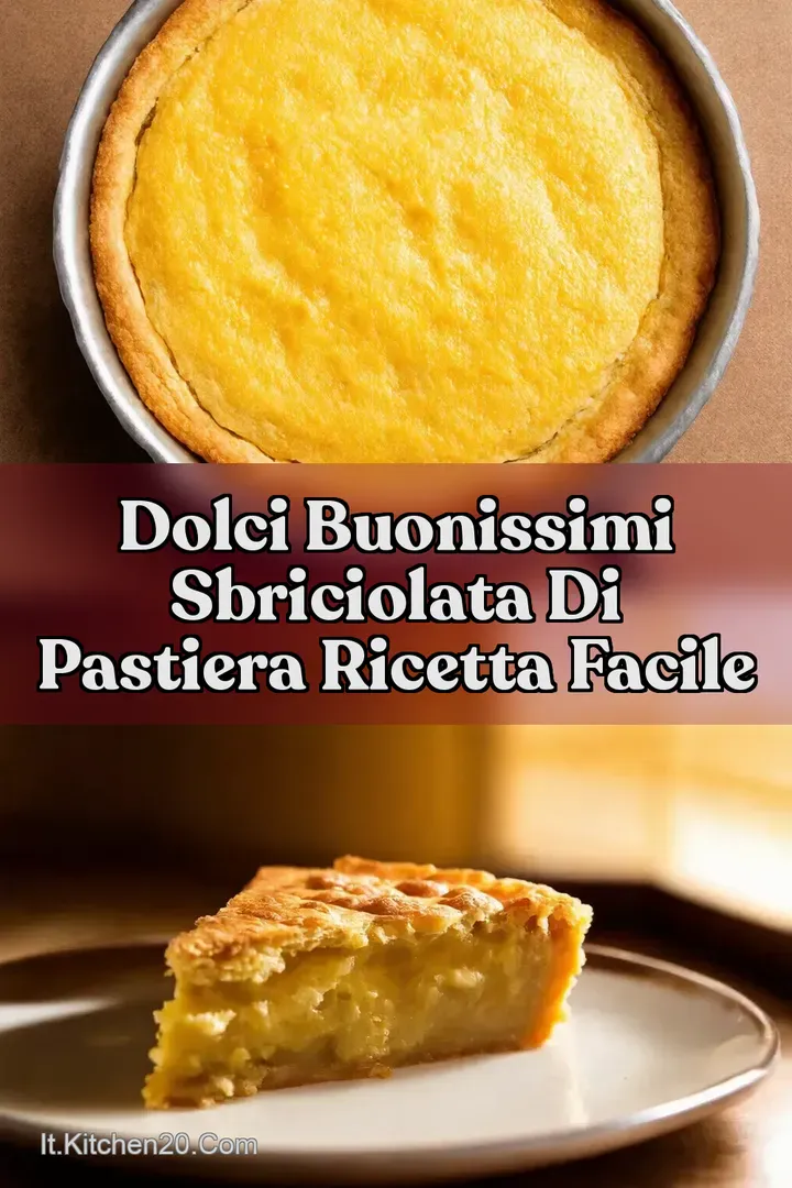 Dolci Buonissimi Sbriciolata di Pastiera Ricetta Facile