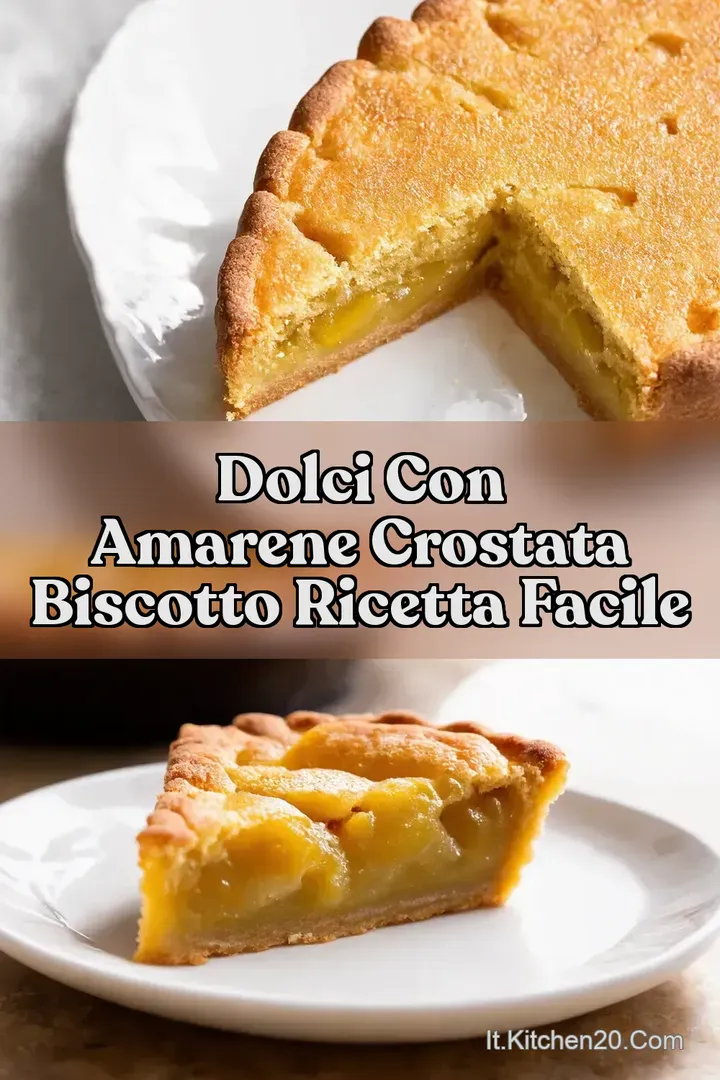 Dolci con Amarene Crostata Biscotto Ricetta Facile