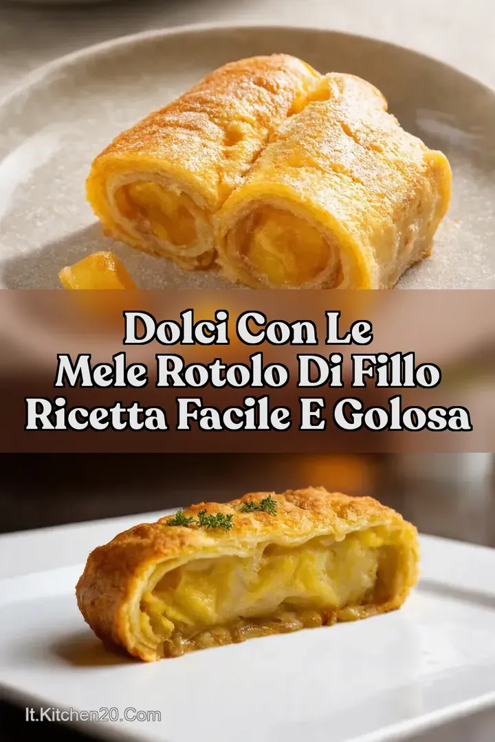 Dolci con le Mele ROTOLO DI FILLO Ricetta Facile e Golosa