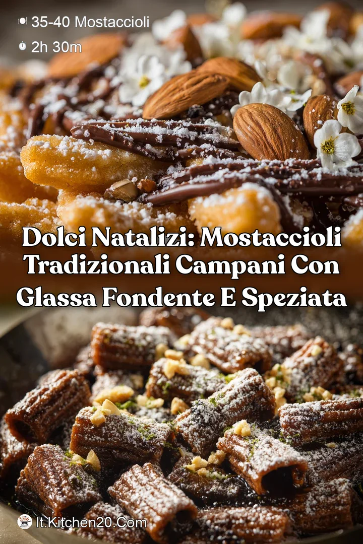 Dolci Natalizi: Mostaccioli tradizionali Campani con glassa fondente e speziata