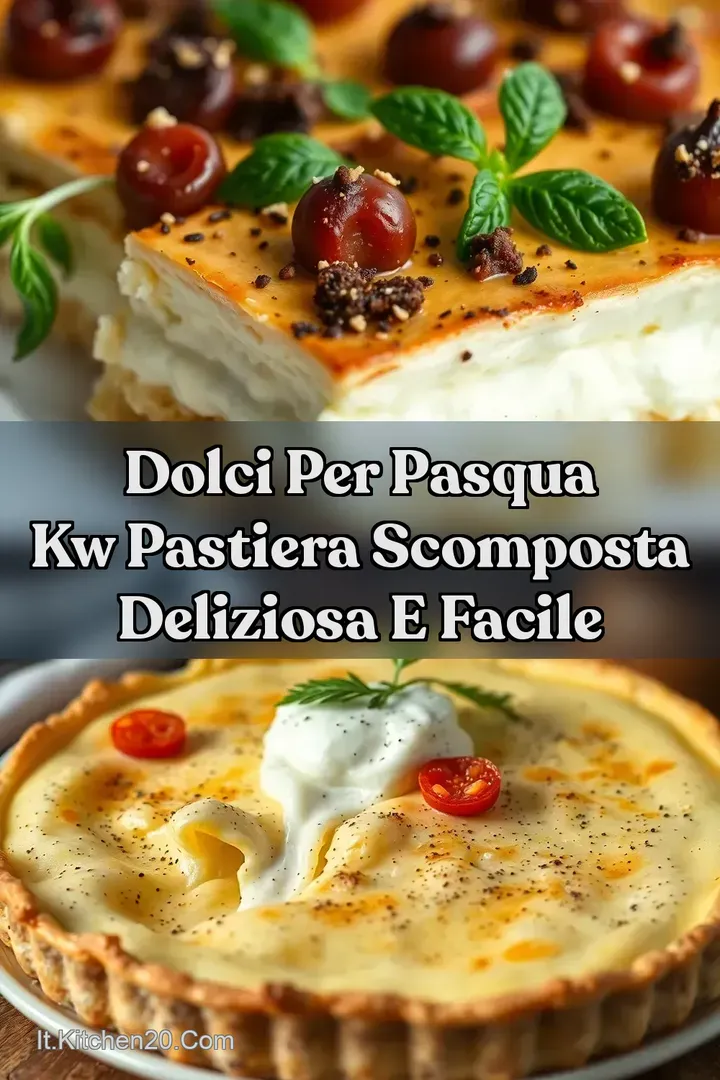Dolci Per Pasqua kw Pastiera Scomposta Deliziosa e Facile