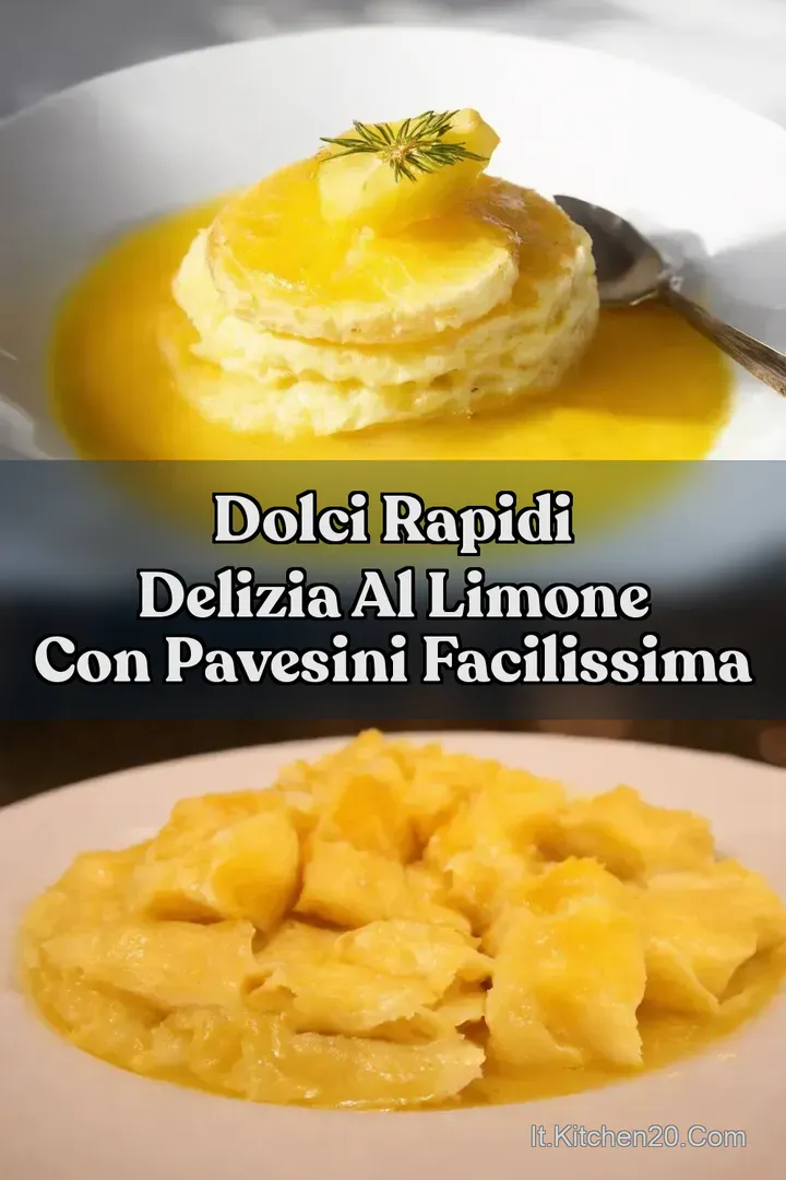 Dolci Rapidi Delizia al Limone con Pavesini Facilissima