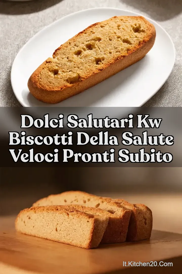 Dolci Salutari kw Biscotti della Salute Veloci Pronti Subito