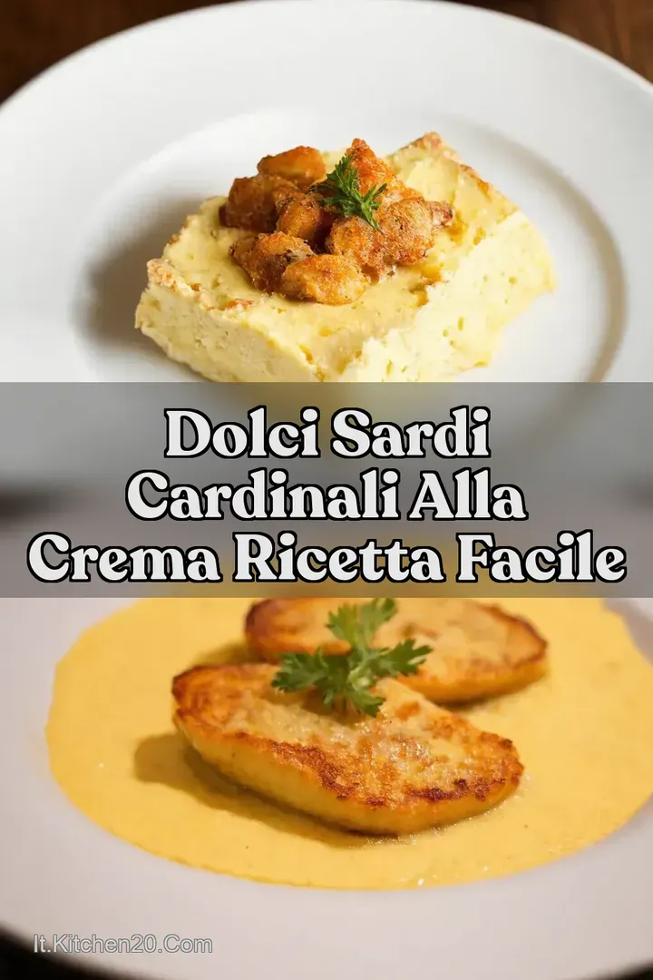 Dolci Sardi Cardinali alla Crema Ricetta Facile