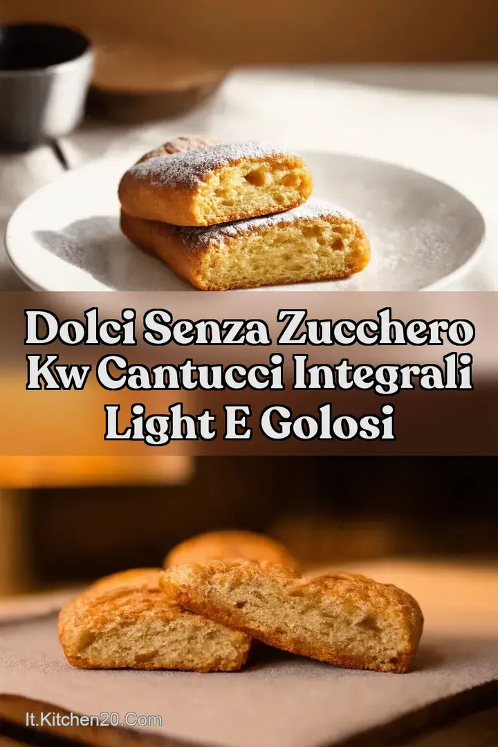 Dolci Senza Zucchero kw Cantucci Integrali light e golosi