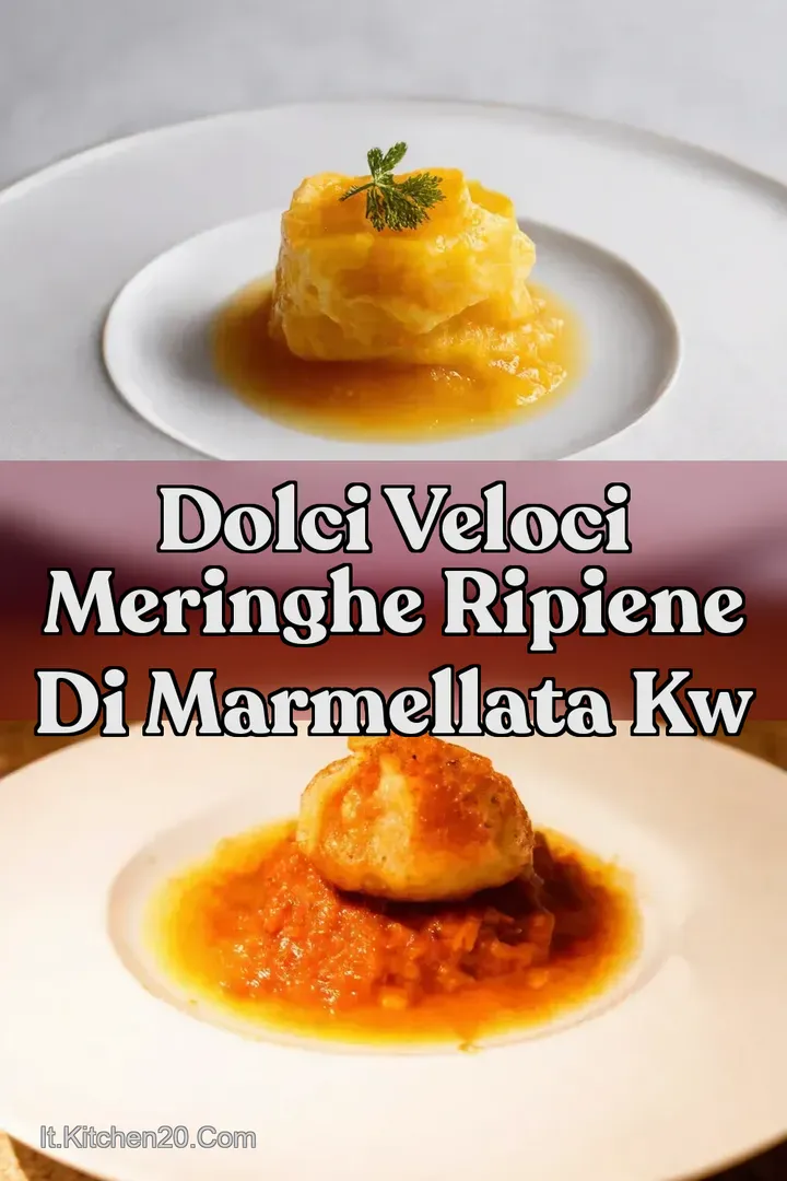 Dolci Veloci Meringhe Ripiene di Marmellata kw