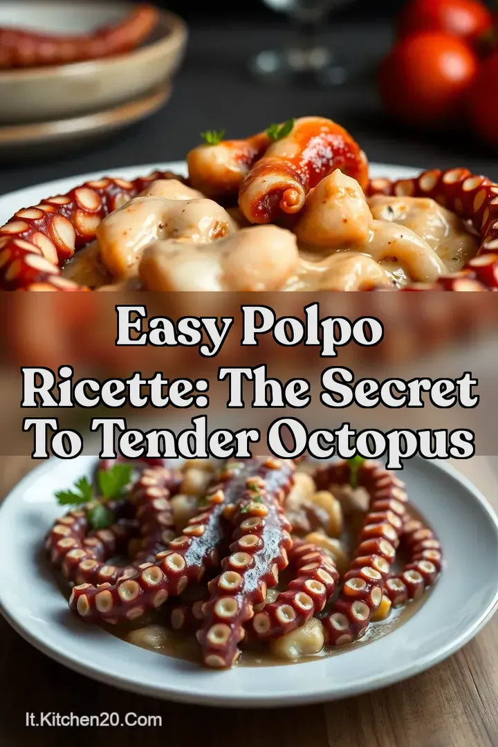 Easy Polpo Ricette: The Secret to Tender Octopus
