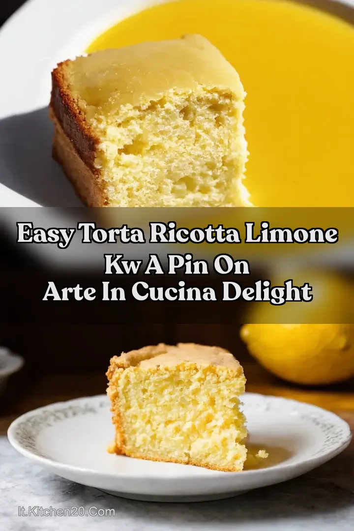Easy Torta Ricotta Limone kw A Pin on ARTE IN CUCINA Delight