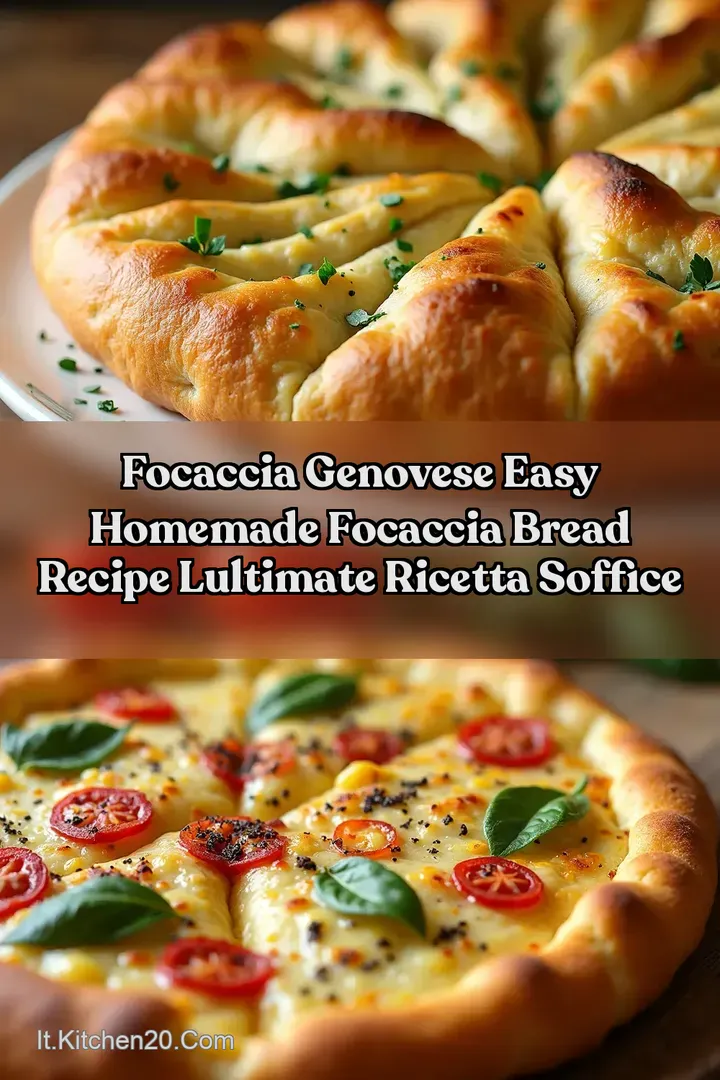 Focaccia Genovese Easy Homemade Focaccia Bread Recipe LUltimate Ricetta Soffice
