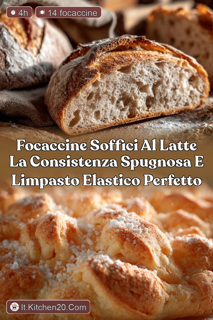 Focaccine soffici al latte la consistenza spugnosa e limpasto elastico perfetto