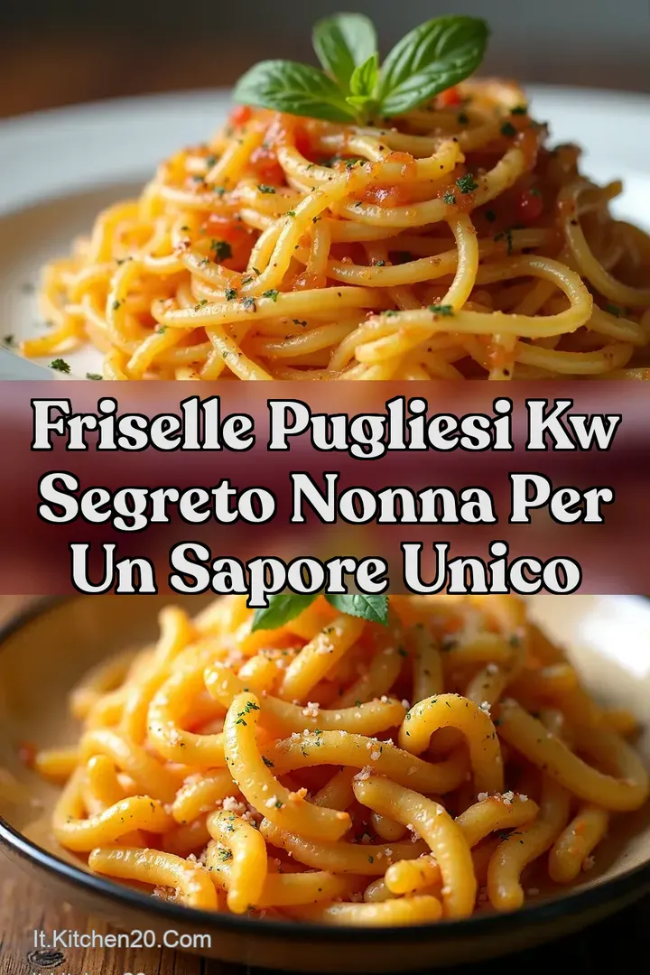 Friselle Pugliesi kw Segreto Nonna per un Sapore Unico