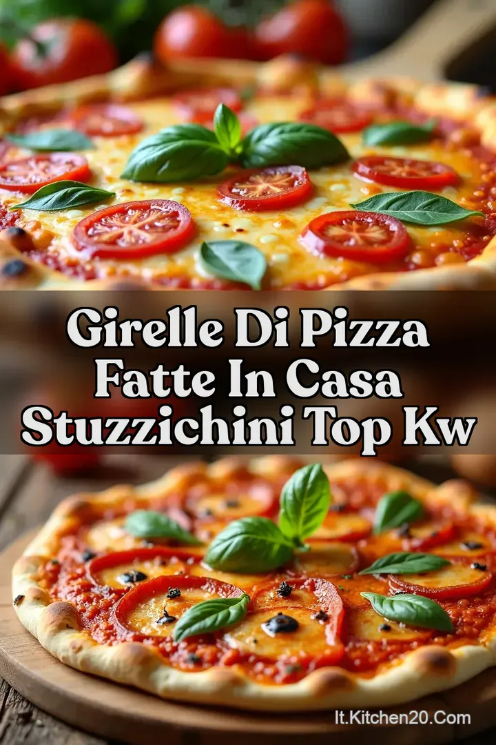Girelle di pizza fatte in casa Stuzzichini TOP kw