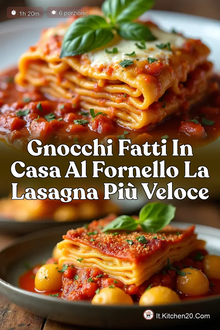 Gnocchi Fatti in Casa al Fornello La Lasagna Pi&ugrave; Veloce