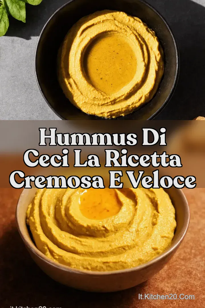 Hummus di ceci la ricetta CREMOSA e VELOCE
