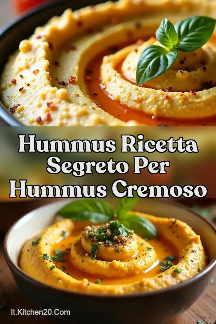 Hummus Ricetta Segreto per Hummus Cremoso