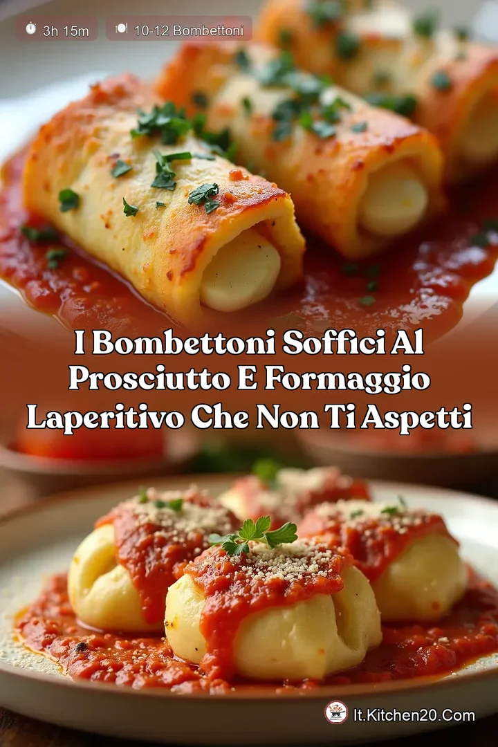 I Bombettoni Soffici al Prosciutto e Formaggio LAperitivo Che Non Ti Aspetti