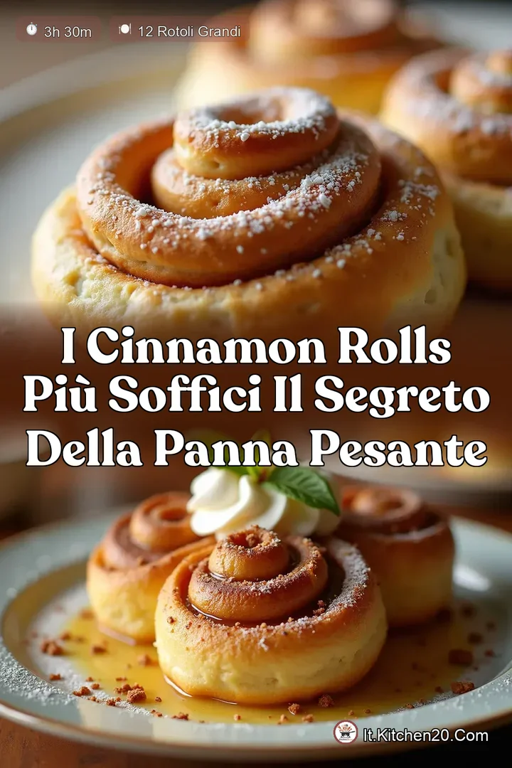 I Cinnamon Rolls Pi&ugrave; Soffici Il Segreto della Panna Pesante