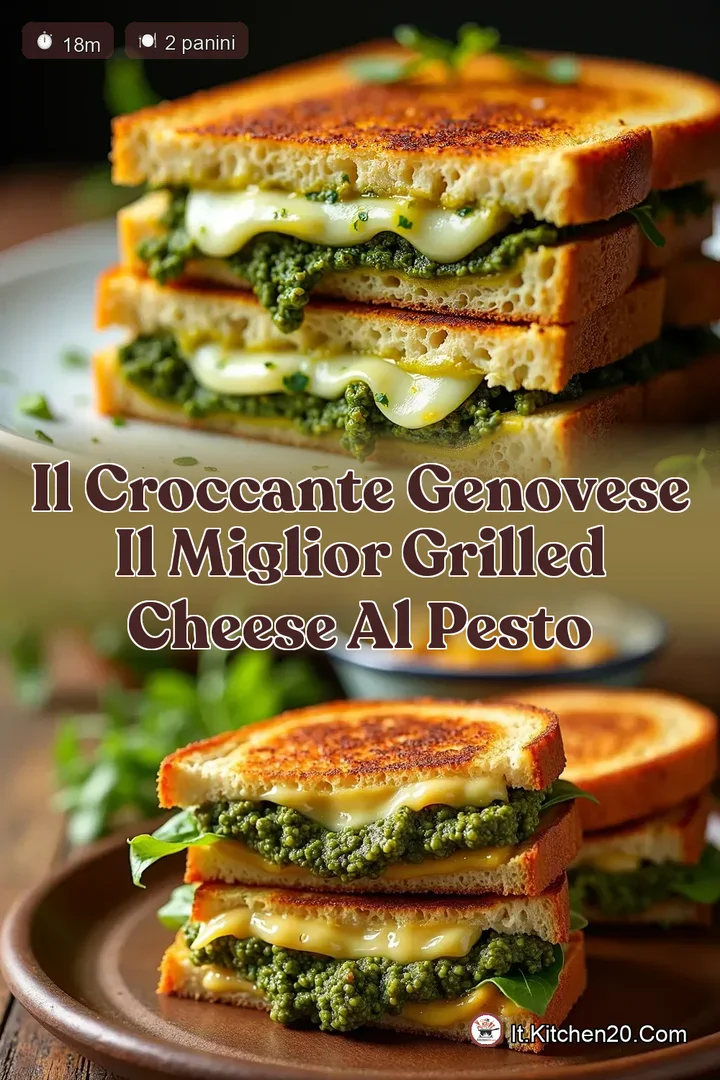 Il Croccante Genovese Il Miglior Grilled Cheese al Pesto
