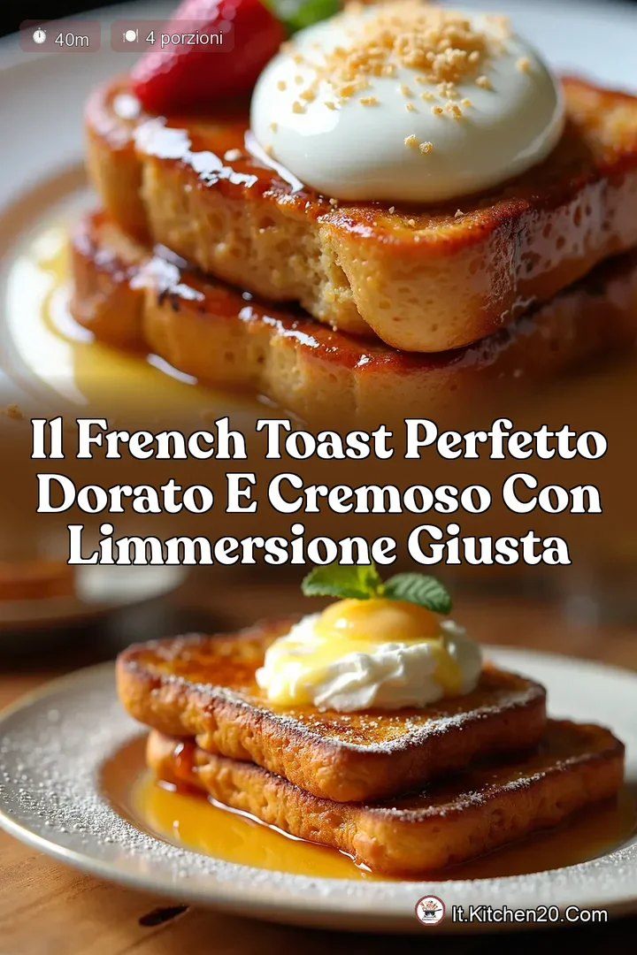 Il French Toast Perfetto Dorato e Cremoso con lImmersione Giusta