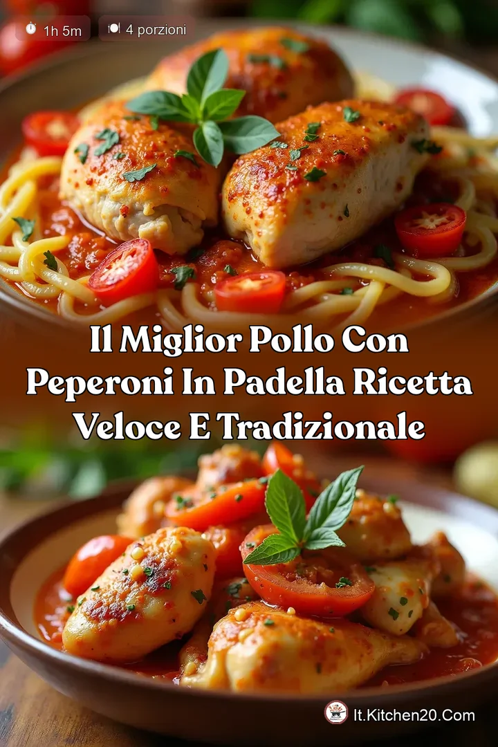Il Miglior Pollo con Peperoni in Padella Ricetta Veloce e Tradizionale