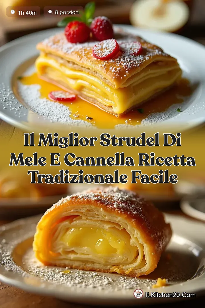 Il Miglior Strudel di Mele e Cannella Ricetta Tradizionale Facile