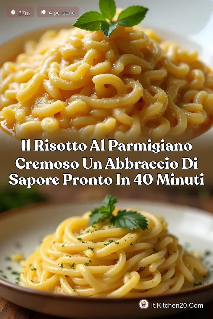 Il Risotto al Parmigiano Cremoso Un Abbraccio di Sapore Pronto in 40 Minuti