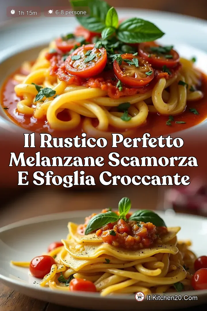 Il Rustico Perfetto Melanzane Scamorza e Sfoglia Croccante