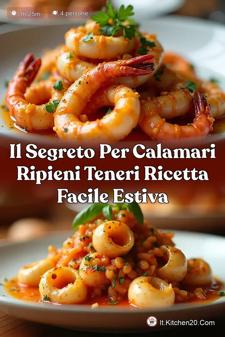 Il Segreto per Calamari Ripieni Teneri Ricetta Facile Estiva