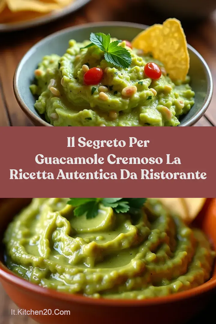 Il Segreto per Guacamole Cremoso La Ricetta Autentica da Ristorante