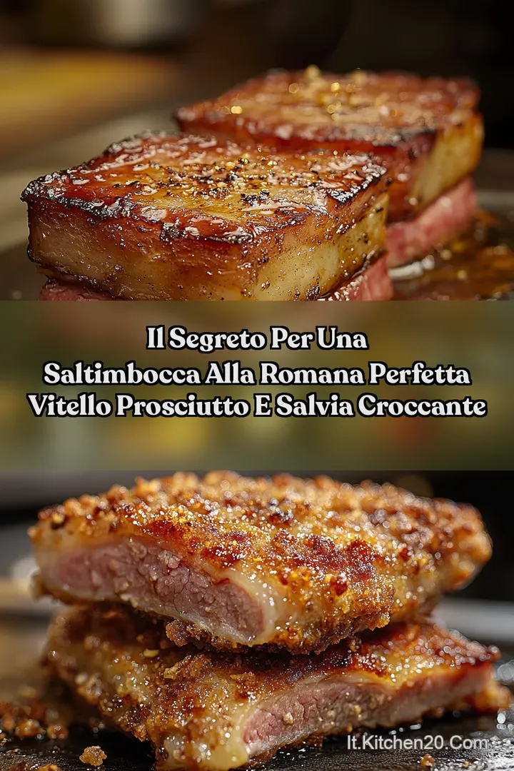 Il Segreto per una Saltimbocca alla Romana Perfetta Vitello Prosciutto e Salvia Croccante