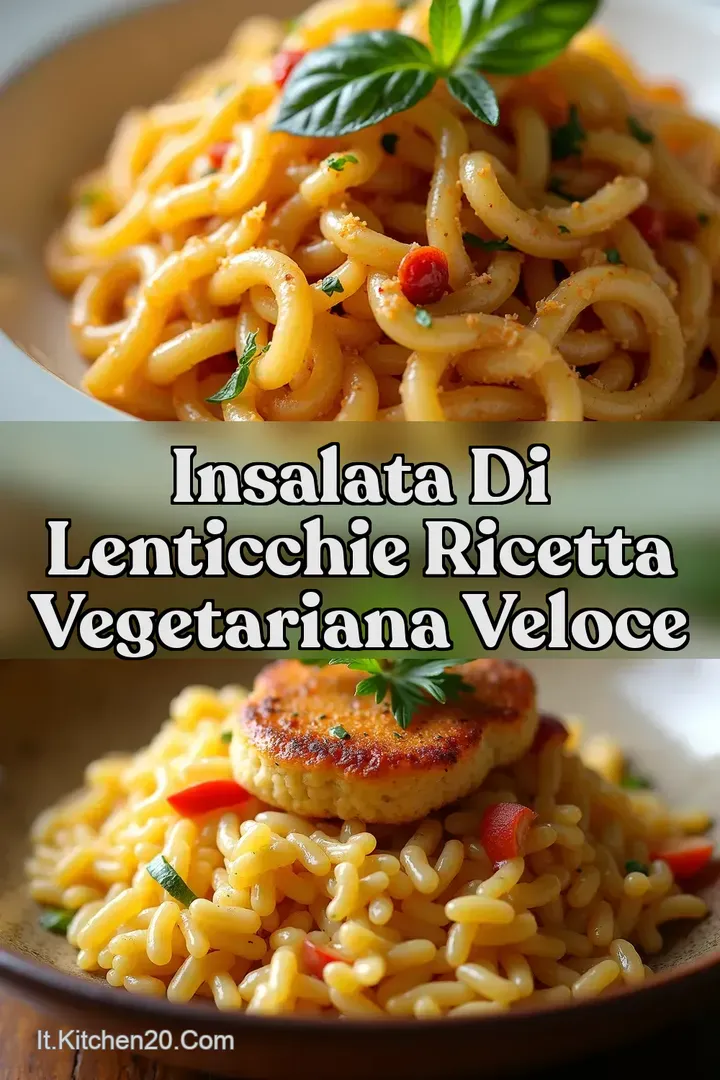 Insalata di Lenticchie Ricetta Vegetariana Veloce
