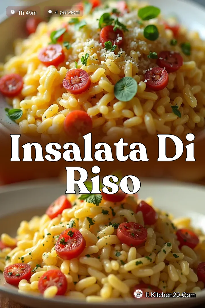 Riso Freddo con Speck Funghi e Piselli Ricetta Estiva Facile - it.kitchen20.com