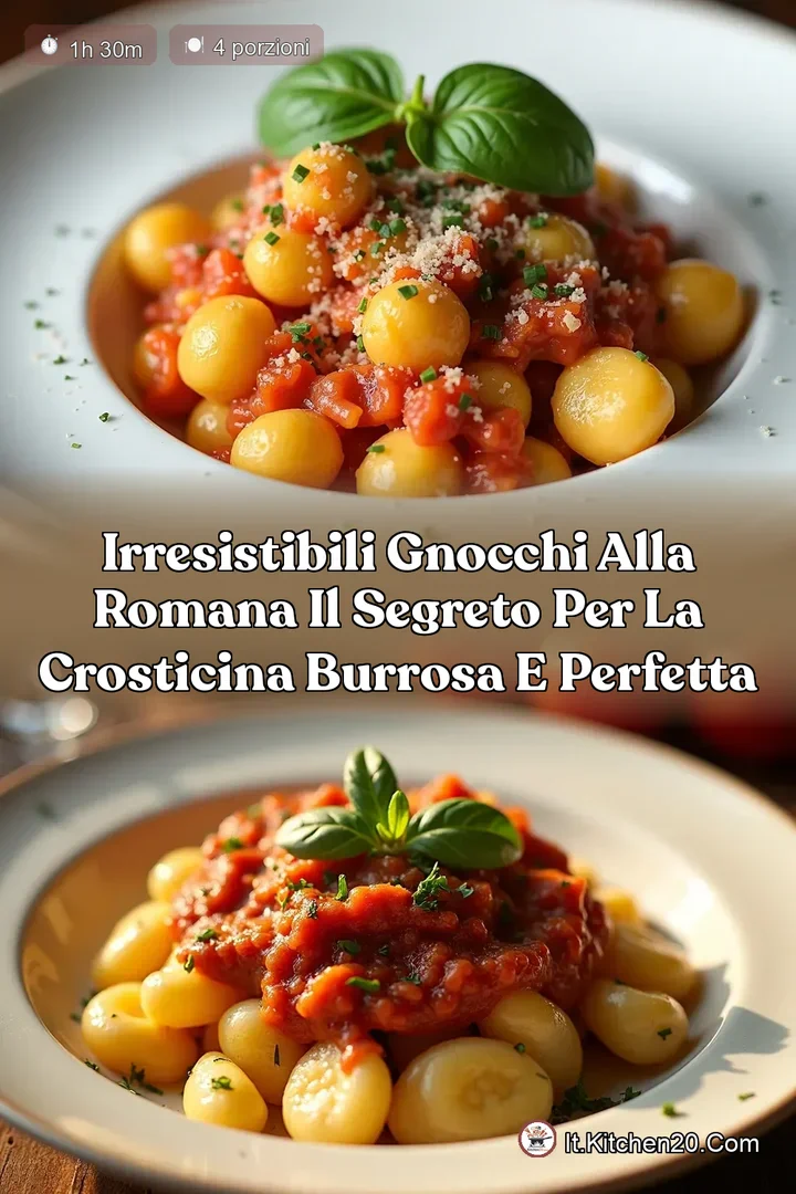 Irresistibili Gnocchi alla Romana Il Segreto per la Crosticina Burrosa e Perfetta