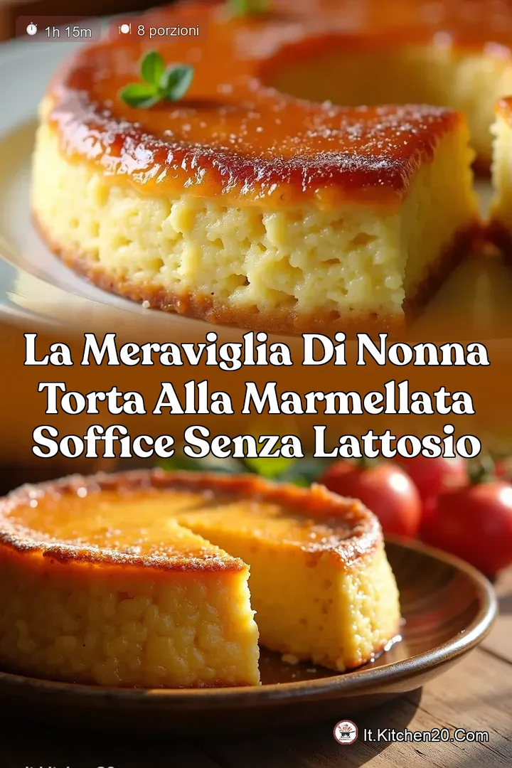 La Meraviglia di Nonna Torta alla Marmellata Soffice Senza Lattosio
