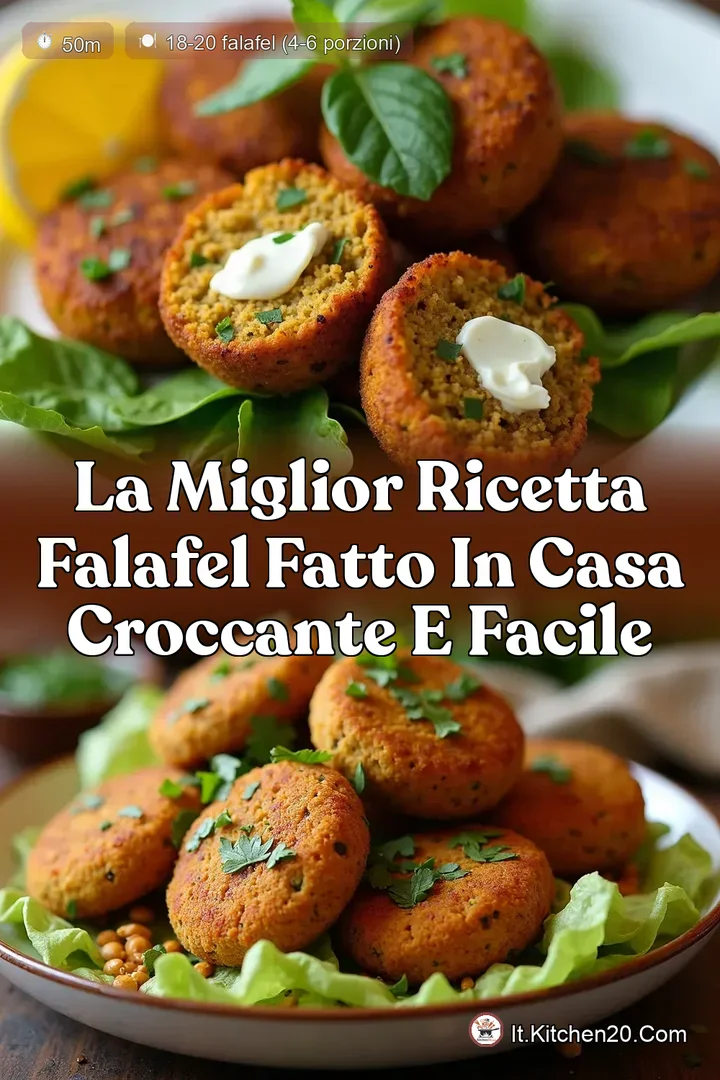 La Miglior Ricetta Falafel Fatto in Casa Croccante e Facile